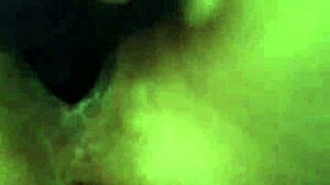 Dildo after creampie very gooey