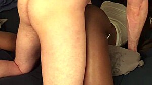 Whoa, white guy bangs black teen 18+ booty!