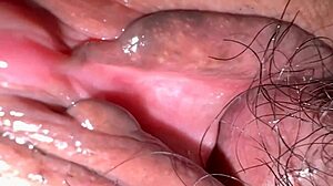 Amateur Wife's Shaved Pussy Wet After 170 Days