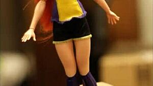 Hey, batgirl doll tied up in cum shower 😈 footjob blowbang pov fun