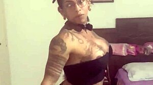 isabelly ferreira teases in seductive crossdressing display for curious eyes