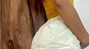 Does this petite babe want a monster cock in her tight pussy?