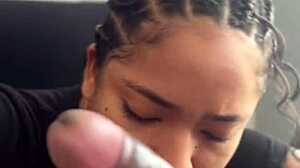 Amateur Couple's POV Blowjob with Huge BBC by Nysdel