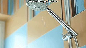 Raphael's Beautiful Porn Action on Kitchen Floor!