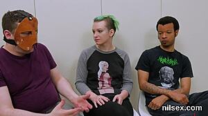 This naughty kitten gets brought to asshole asylum for awkward bdsm anal treatment. 😼🏥