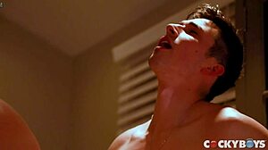 Evan Knoxx enjoys Kane Fox sucking his massive cock and balls