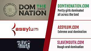 Who's this BDSM sub getting her ass rimmed rough?