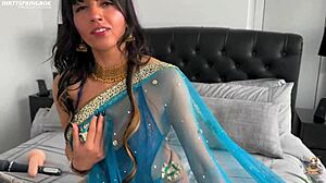 I watch as Pakistani bhabi Aaliyah Yasin fucks her pussy while speaking Urdu.