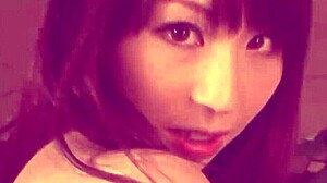 Gorgeous Japanese Babe Haruna Gets Hairy Pussy Cum Flooded