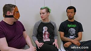 This naughty kitten gets brought to asshole asylum for awkward bdsm anal treatment. 😼🏥