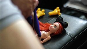 Hey, batgirl doll tied up in cum shower 😈 footjob blowbang pov fun