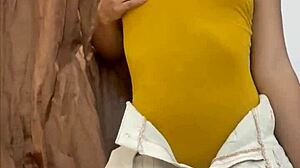 Does this petite babe want a monster cock in her tight pussy?