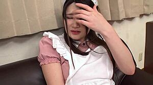 Мигновена връзка с моята отдадена прислужница том 5 с Сакарай Рьока в обръсната кремпае акция.