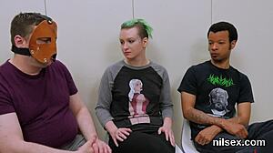 This naughty kitten gets brought to asshole asylum for awkward bdsm anal treatment. 😼🏥