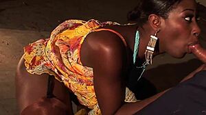 High-quality interracial video in 4k