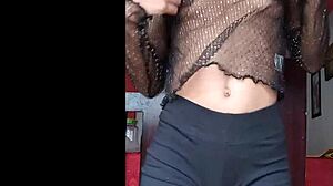 Hot Skinny Latina Model Dances, Revealing Perfect Body in Tiny Outfit