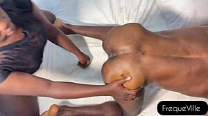 I Lick His Asshole and Got Fucked with Big African Dick