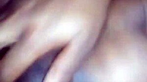 the playful pussy of the black woman gets massaged and licked