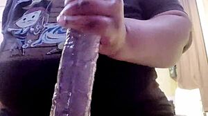 boyfriend tee v5 with huge monster cock and curvy boobs