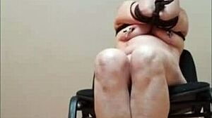 Intense BDSM slave training on chair in 2022