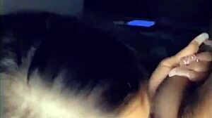 Blonde BBW stepmom sucks cock during quarantine lockdown.