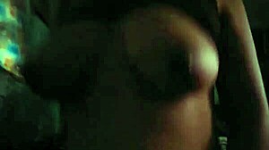 single mom watching tv with big natural tits quietly