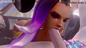 sombra is the slut of the game in this hmv from rondoudou media