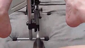 first time locktober newbie tries submissive machine