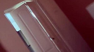 The girl next door gives blowjob to stranger on street, swallowing cum