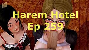 I love playing harem hotel