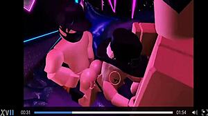Intense fucking in roblox trio