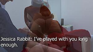 jessica rabbit visits the hospital in 3d animation part 1 with toy action
