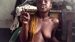 Crazybitch Showing Off Her Sexiness Whiles Streaming Live Till Her Fans Asked Her To Go Off Naked