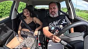 larissa cortez leaves with anal creampie after condom breaks in car ride - praia do futuro - fortaleza - ce