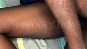 Ebony Amateur Cums Three Times In Creamy Pussy