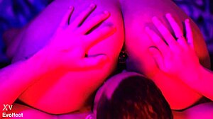 BBW Girlfriend's Wild Foot Sex Action!