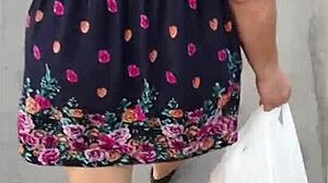 Latina Milf Bends Over For Upskirt Humiliation