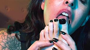 She asks if you'd lick her honey feet