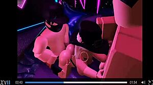 Intense fucking in roblox trio