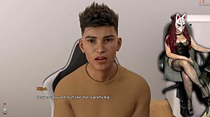 Touching His Cock On The Stream In Steps Of Debauchery