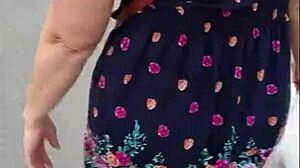 Latina Milf Bends Over For Upskirt Humiliation