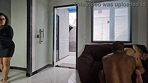 wow, i got surprised watching my friend eat that juicy bbw pussy in lingerie