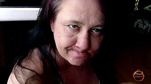 ASS LICKING in window, KLAUDIAAMBERGIRL gets CUM in mouth