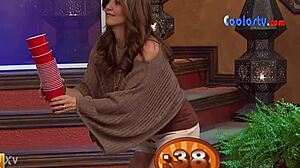 Mexican Andrea Legarreta shows off her big ass bent over in high definition