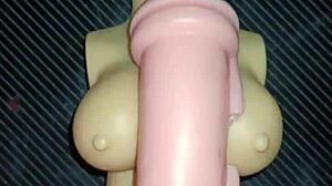 Trio with Kissy and Dolly doing deepthroat anal and vaginal on desk!