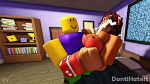 myra and noob embark on a whorblox cartoon adventure