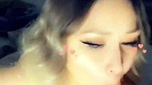 Blonde BBW stepmom sucks cock during quarantine lockdown.