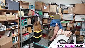 why punish sexy teen anastasia for shoplifting with big cock slam?