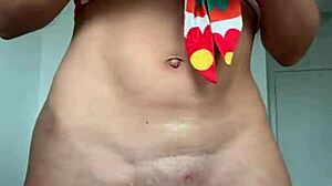 I take an outdoor shower and shave my pussy. 😊