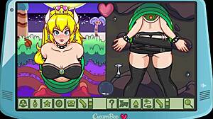 Bowsette and Boosette enjoy hard cocks